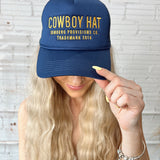 Navy Cowboy Trucker Hat