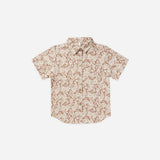 Collared Short Sleeve - Plumeria