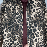 Top Notch Bejeweled Leopard Shacket