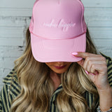 Riche Hippie Cursive Trucker - Pink