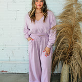 Jet Setting Pants- Lavender