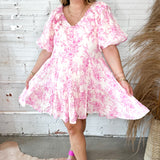 Love Shack Mini Dress - Pink