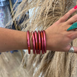 {Budha Girl} All Weather Bangles - Pink