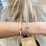 Medium H Bracelet - Pink