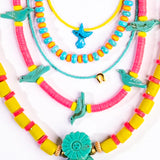 Mini Thunderbird Necklace - Yellow