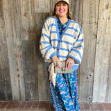 Baby Blues Striped Cardigan