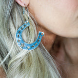 Lucky Girl Horseshoe Earrings