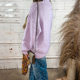 Lilac Fields Oversized Sweater