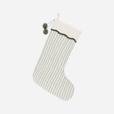 Christmas Stocking - Forest Pinstripe