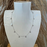 Diamond By The Yard Necklace 13.5"