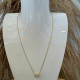 Large Solo Diamond Necklace