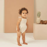 Kaia Romper - Dove Check