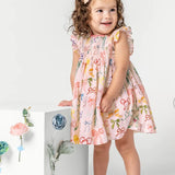 Baby Girl's Stevie Dress Se t- Watercolor Bows