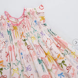 Baby Girl's Stevie Dress Se t- Watercolor Bows