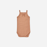 Pointelle Tank Bodysuit - Melon