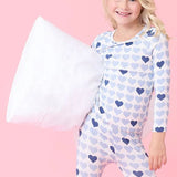 Blue Tiny Hearts Pajama Set