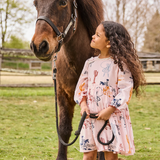 Girls Charlie Dress - Pink Cowgirls