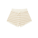 Kid's Knit Shorts - Sand Stripe