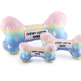 Pink Ombre Chewy Vuiton Bone Dog Toy - Small