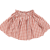 Girls Theodore Skirt - Pony Gingham