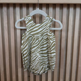 June Romper Zebra