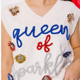 Queen Of Sparklers Sweater Tank