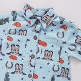 Baby Boy's Easton Romper - Tiny Rodeo