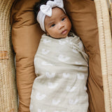 Sand Rainbow Muslin Swaddle Blanket